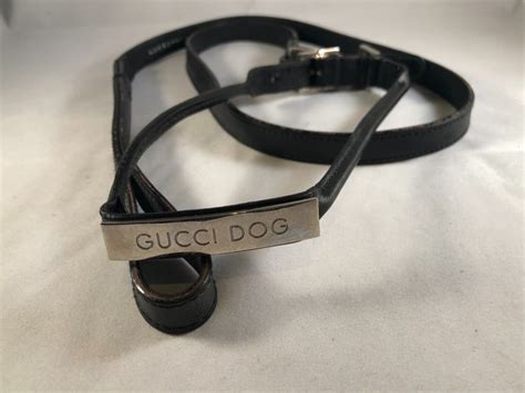 collier chien gucci|Dog Tags .